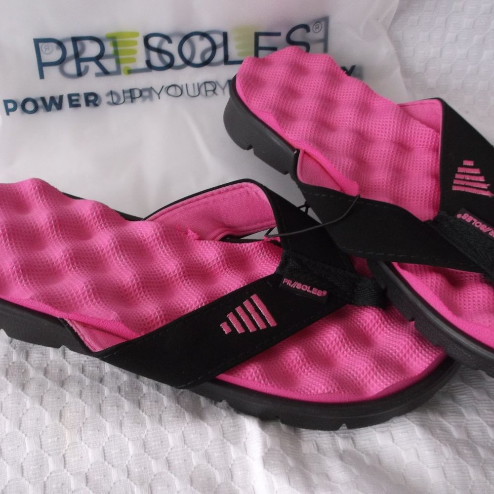 New - PR Soles Recovery Flip Flops - Size 6